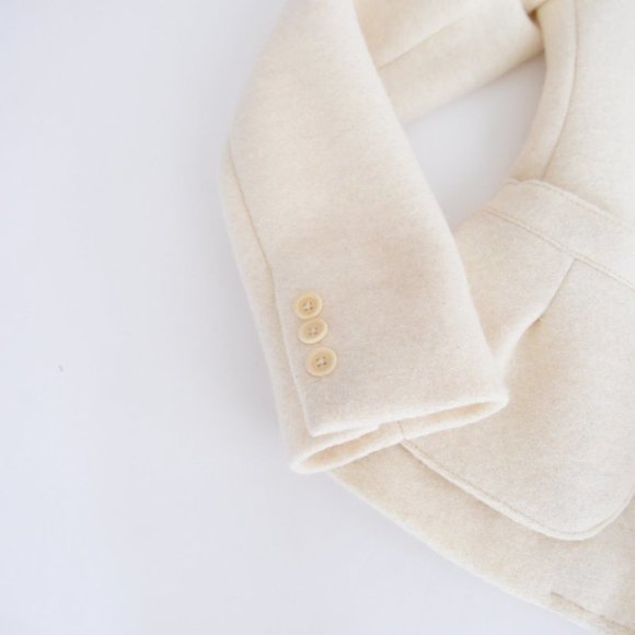 Gant Cream 100% Wool Three Button Blazer Size 6 - Picture 9 of 12